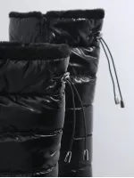 Minimalist Side Zipper Chunky Boots