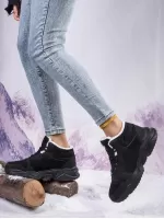Women'S Lightweight & Warm Black Snow Boots Perfect For Winter