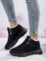 Women'S Lightweight & Warm Black Snow Boots Perfect For Winter