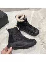 Fashionable Women'S Boots New Style Round Toe Flat Ankle Boots