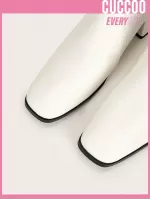 Everyday Collection Minimalist Panel Detail Sock Boots