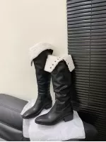Women's Autumn And Winter New Knee-high Boots, Chunky Heel, High Boots, Knight Boots