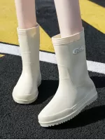 Women'S Fashionable, Soft, Comfortable, Anti-Slip, Waterproof Mid-Calf Rain Boots Suitable For Outdoor Activities Such As Hiking, Fishing, Gardening, Farming, And More