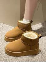 Short Snow Boots, Thick And Warm, Non-slip, Multi-color For Option