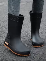 Women's High Rain Boots, Soft, Comfortable, Fashionable, Anti-slip, Waterproof, Suitable For Fishing And Agriculture Work