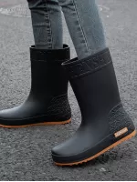 Women's High Rain Boots, Soft, Comfortable, Fashionable, Anti-slip, Waterproof, Suitable For Fishing And Agriculture Work