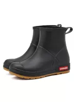 Womens Mid-Calf Anti-Slip Rain Boots PVC Waterproof Shoes Outdoor Garden Rubber Galoshes
