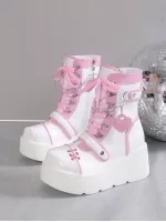 Women's Fashionable Wedge Heel & Thick Platform Ankle Boots