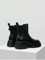 MOTF PREMIUM PRE CLEAN COLOR CHUNKY HEEL WOMEN'S ANKLE BOOTS AND SHORT BOOTS